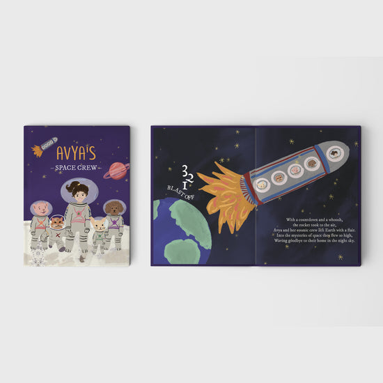 Space Crew Personalised Story book