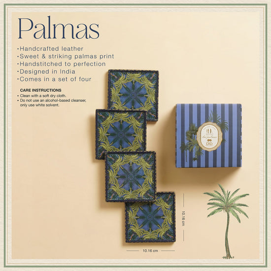 Set of 4 Palmas Coasters