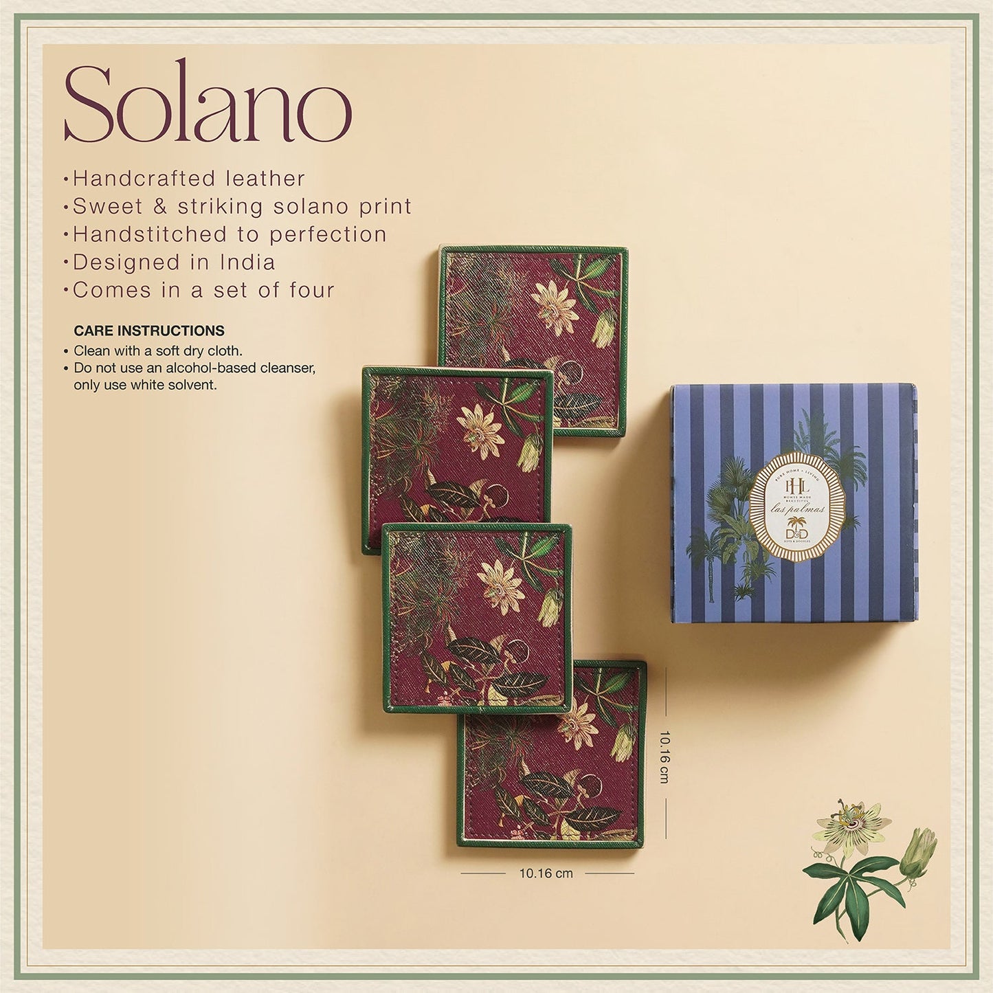 Set of 4 Solano Coasters