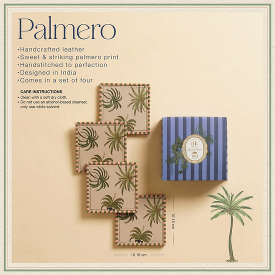 Set of 4 Palmero Coasters