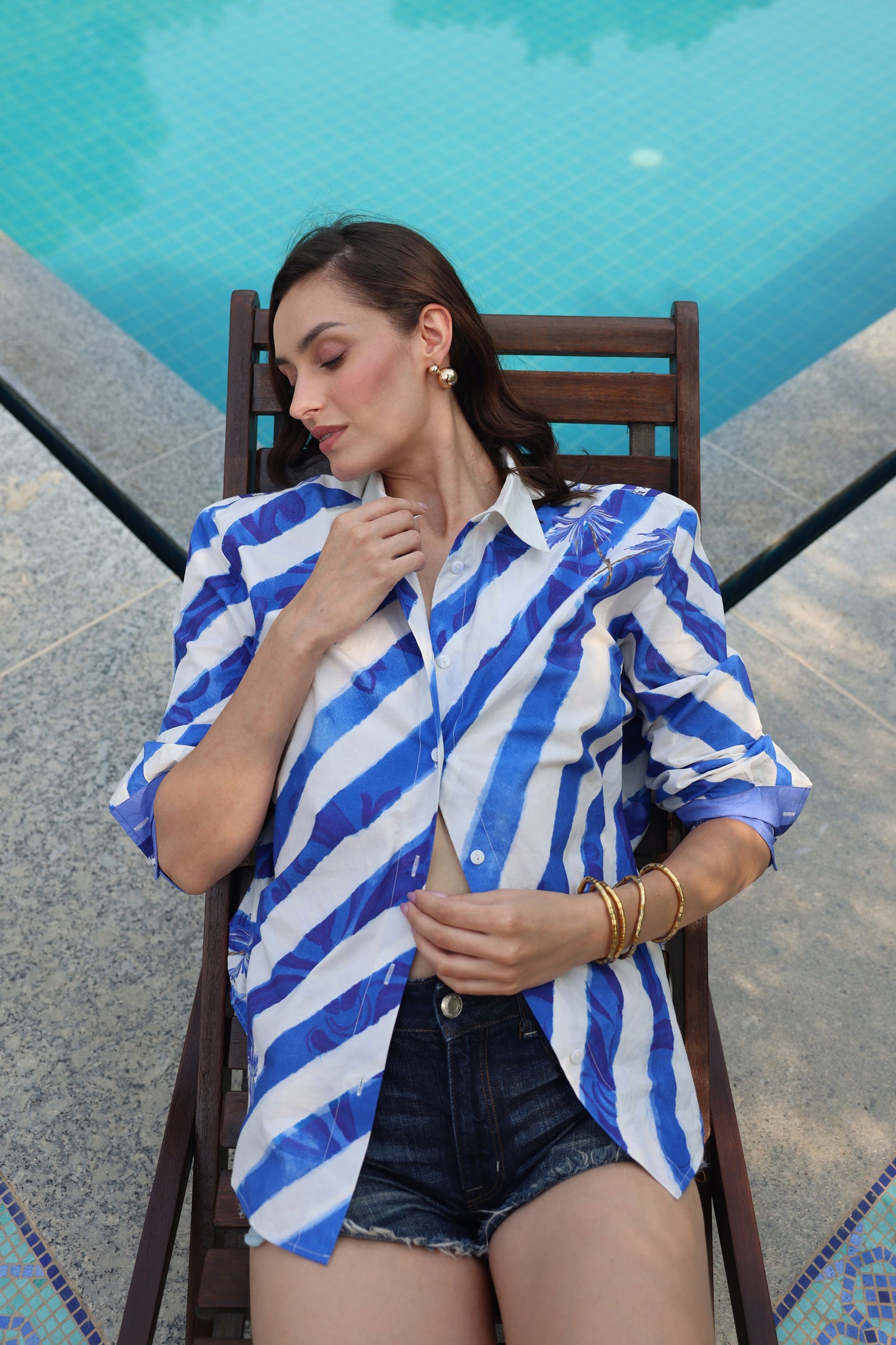 POSITANO BOW SHIRT