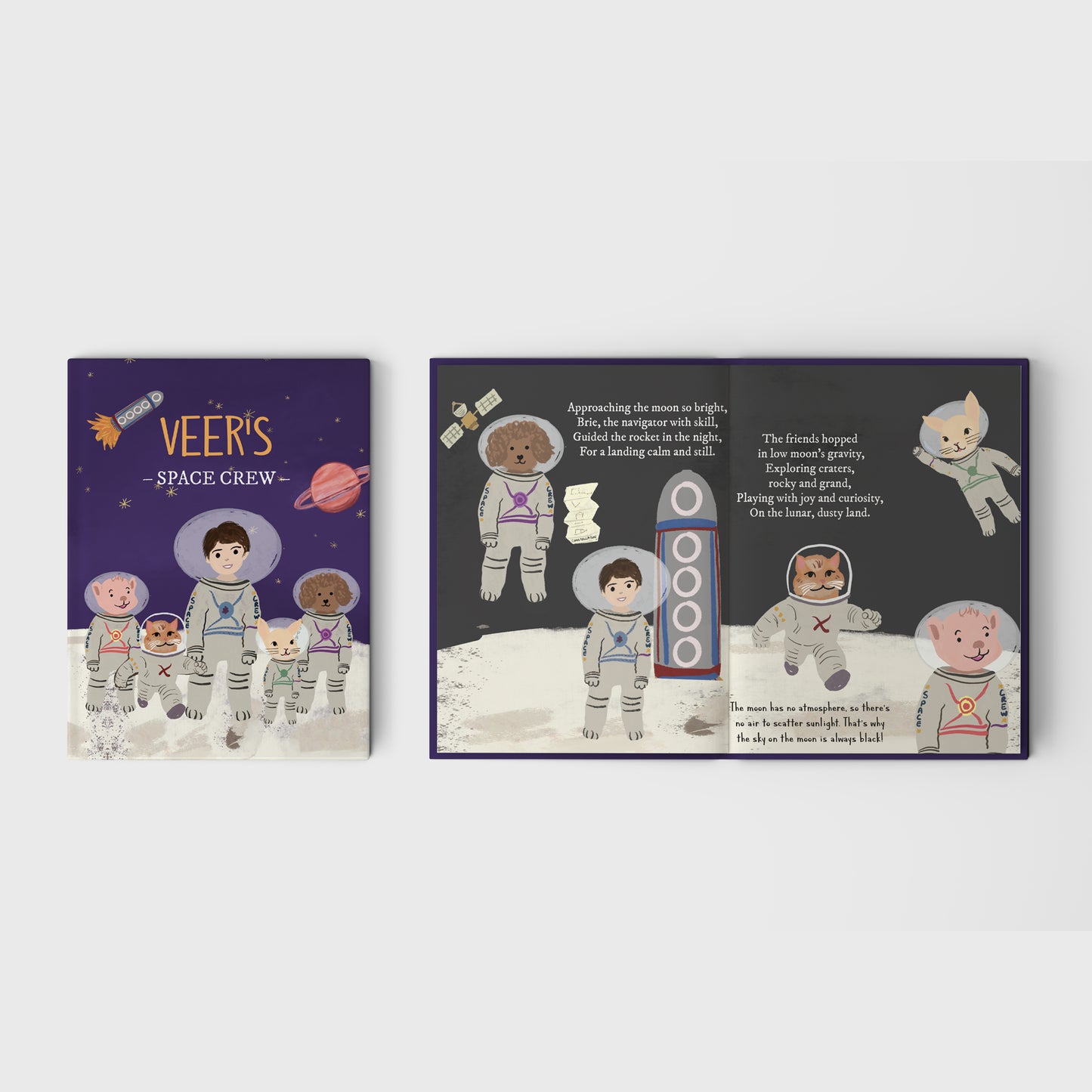 Space Crew Personalised Story book