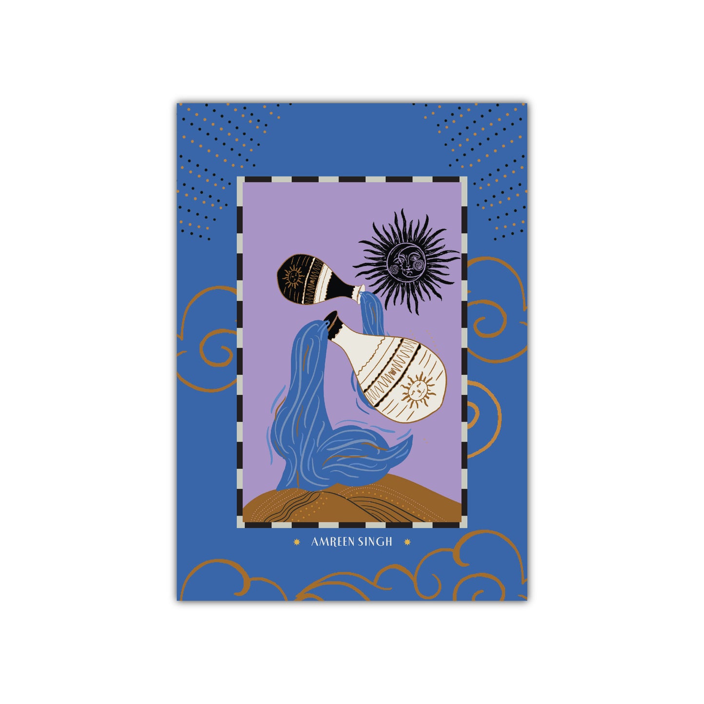 Aquarius Zodiac Personalised Folder