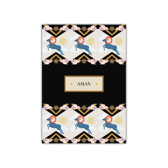 Aries Zodiac Personalised Folder