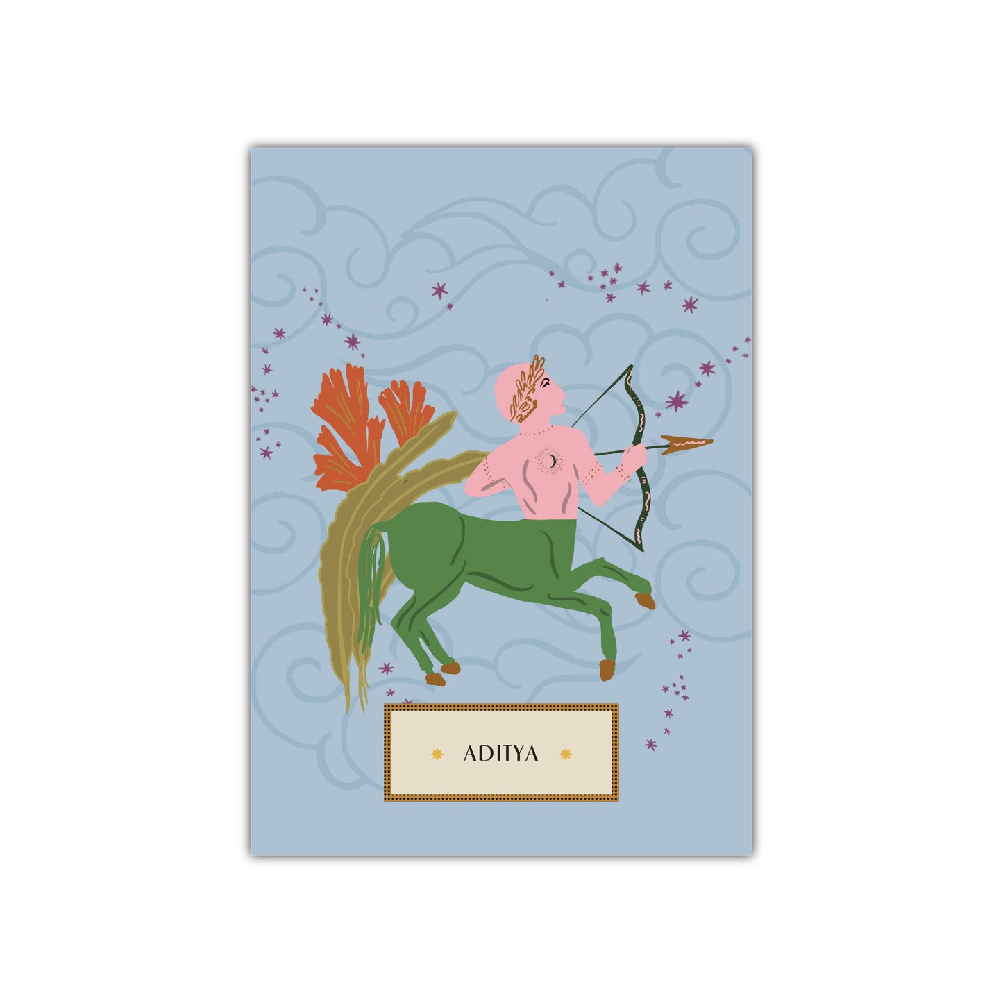 Sagittarius Zodiac Personalised Folder