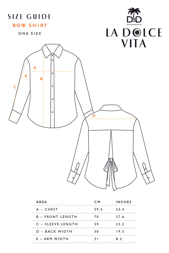 POSITANO BOW SHIRT