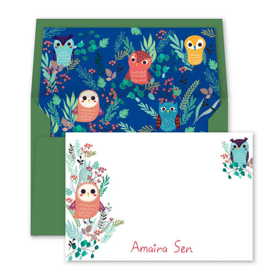 Hoot Hoot Notecards