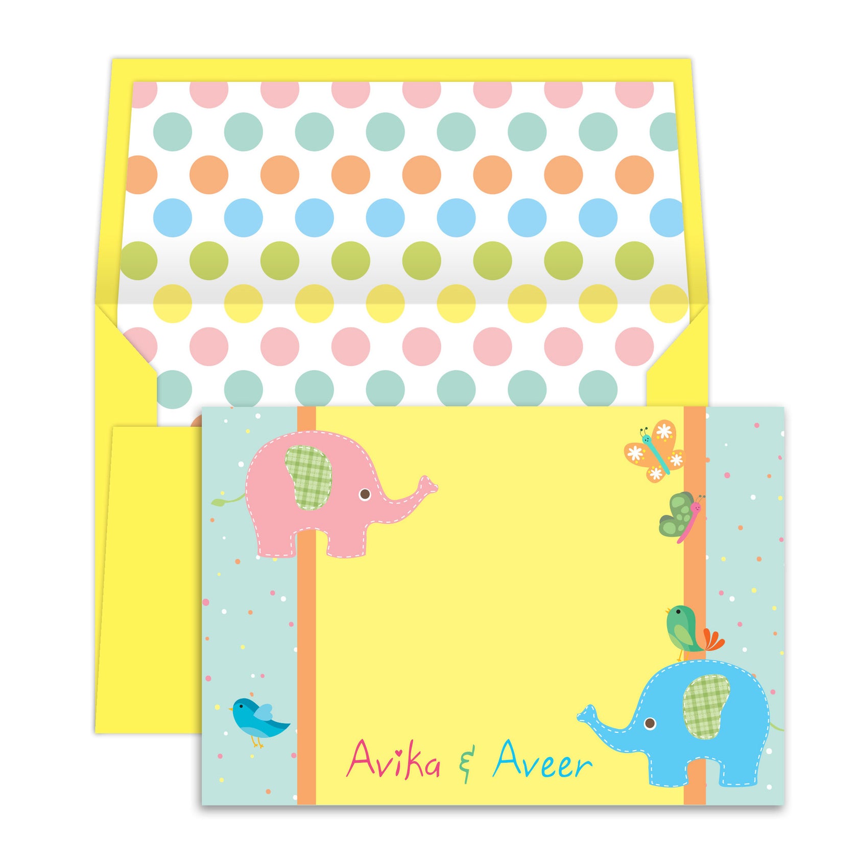 Sibling Notecards – Dots And Doodles Design